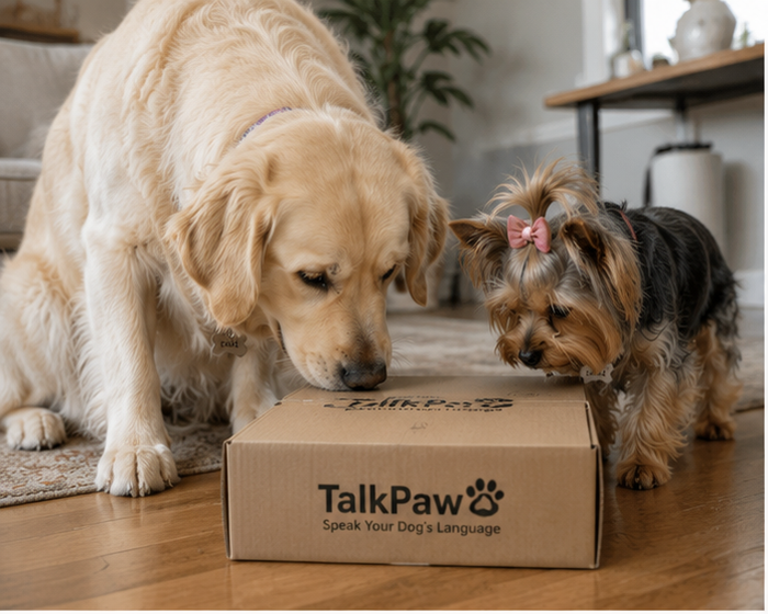 TalkPaw dog communication buttons box packaging