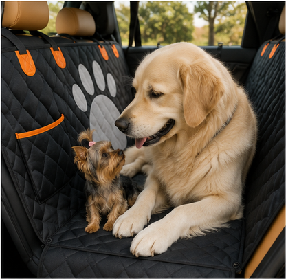 PawRide ,El asiento trasero, a prueba de perros