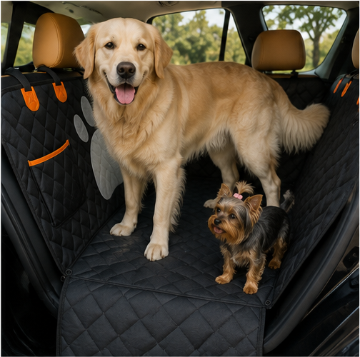 PawRide ,El asiento trasero, a prueba de perros