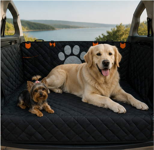 PawRide ,El asiento trasero, a prueba de perros